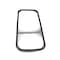 Retrac Aerodynamic 8in x 17in Black Plastic West Coast Mirror Fits 3/4in to 1-1/4in Tube 610872 - alternate 2